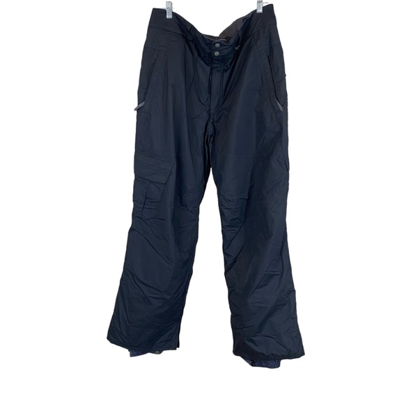 Columbia Men’s Black Insulated Fleece Lined OMNI-TECH Ski/Snowboard Pants - Picture 2 of 14